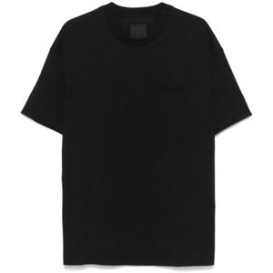 지방시 반팔 티셔츠 BM71MG3YP1001 BLACK