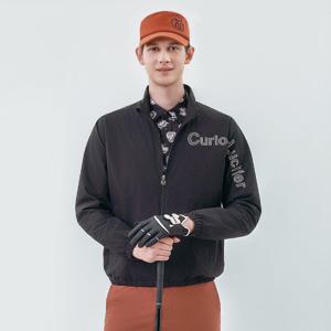 [디즈니골프]남성 래터링 아트웍 하프넥 집업 바람막이 점퍼 DP3MJB001