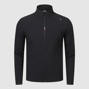 [르꼬끄] 남녀공용 레귤러핏 트리코트 기모 본딩 트랙탑 QQ423EFTO1_BLK QQ423EFTO1