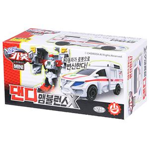헬로카봇 미니 댄디 앰뷸런스 X 자동차 변신 로봇
