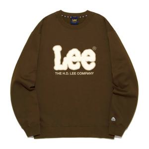 [LEE]LEE 코듀로이 빅 트위치 기모 맨투맨 버건디 LE2504CR03BU