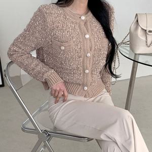 골든 믹스 팝콘 가디건_FG3GD002