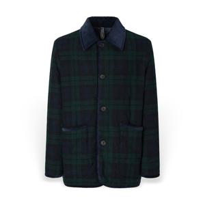 남성 체크 퀼팅 하프코트 HZCO5D464E2