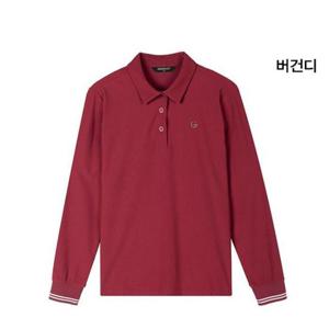 그린조이 HC12 여성 솔리드 PK 긴팔 티셔츠 GM25KY51W(버건디)