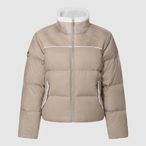 [르꼬끄] 여성 루즈핏 페이크 무스탕 다운 자켓 QQ422ODJN6_DBG QQ422ODJN6