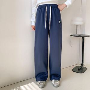 R자수 기모 와이드 밴딩팬츠_FG3LP004