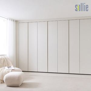 [솔리에] 코지패브릭 여닫이 붙박이장 210cm(7자)