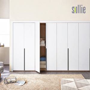 [솔리에] 어거스트 여닫이 붙박이장 210cm(7자)