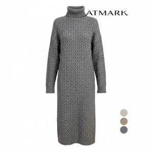 ATMARK 트위스트터틀넥니트원피스_AA59OP002G