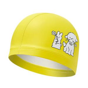 랠리 2025 아동용 우레탄 코팅 수모 수영모 C63088 YEL