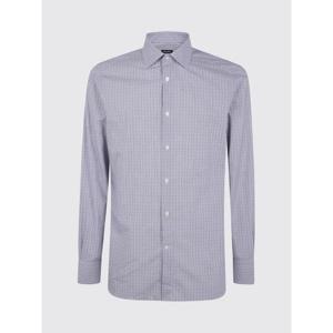 에르메네질도제냐 긴팔 셔츠 201605A29MS0MT 406 Gnawed Blue