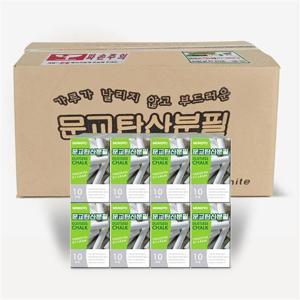 문교 탄산 분필 (하양/1박스12갑) 칠판