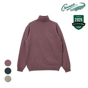 [크로커다일] 데일리 울혼방 소프트 터틀넥 니트 CDAABKR4322
