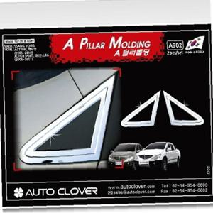 액티언 A필러 몰딩 2pcs 미러브라켓 몰딩