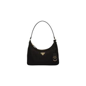 Prada프라다 리에디션 2005 사피아노 트리밍 리나일론 미니 호보백 블랙 1NE204-R064-F0632