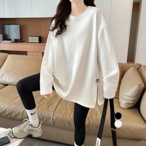 ATMARK (77까지)루즈옆트임라벨링기모티셔츠_AA59TS024G