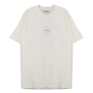 (명품) 스톤아일랜드 프린트 슬림핏 티셔츠 K1S152