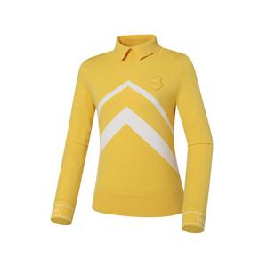 [와이드앵글]여성 WG 쉐브론 하이넥 스웨터 WWW22K71Y7