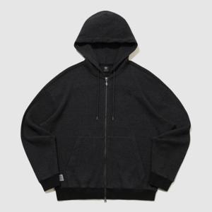 엄브로후드집업 VQA UR121CFT22-BLK 와플 다잉 후드집업자켓 BLACK