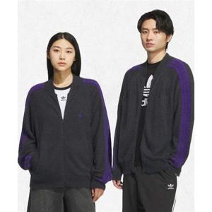 아디다스 ADIDAS 니트 슈퍼스타 트랙탑 - 다크그레이 KD9396 2499327