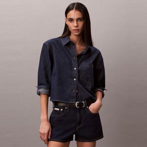 [캘빈클라인 진]여성 크롭 데님 셔츠(47F791G-4US)