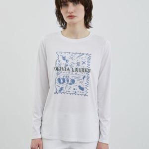 올리비아로렌 HC14 린넨 티셔츠 VOBAL4M3121