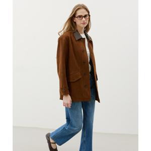 [시티브리즈] 스웨이드 하프 자켓_BROWN [TAG가 249900]