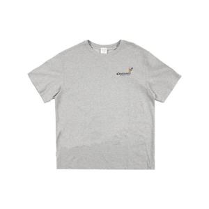 디스커버리 공용 바시티 그래픽 반팔 티셔츠 DXRS5M043-MGS