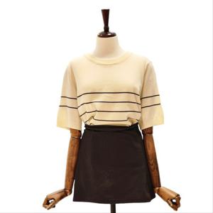 [나인스텝]반팔 단가라 니트 N26NW6122