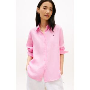 [타미힐피거 여성] T22G3WSH081WT1 베이직 린넨 셔츠 T22G3WSH081WT1
