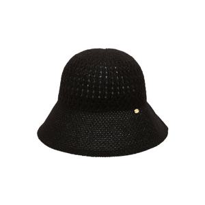 블랙 글리터장식 린넨혼방 버킷햇 HIHE6E203BK