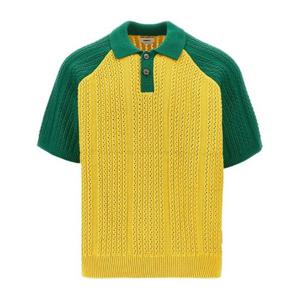 오베이 콘트라스트 레글런 슬리브 오픈 니트 티셔츠 151000119