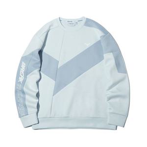 [인터크루]남성 언발란스배색루즈핏맨투맨 ITW1RO05ALB (라이트