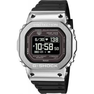 카시오 G-SQUAD 심박계 블루투스 GM-H5600-1JR 남성용 실버 메탈커버