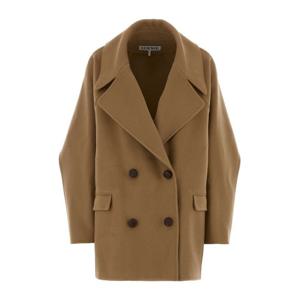 로에베 더블브레스트 라펠 울 코트 S359Y01XE8 CAMEL