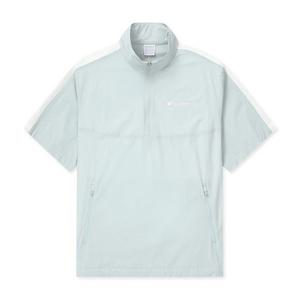 디스커버리반팔티 XQD DXTR6E043-LGS 배색형 우븐 트레이닝 반팔 아노락