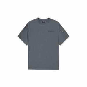 디스커버리반팔티 XQD DXTR76043-GRD 경량 폴튼 고프코어 우븐 반팔티셔츠 / GRD