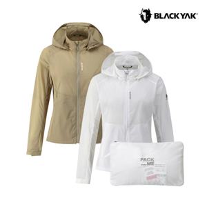 블랙야크 여성 에어 플렉서블 자켓 기능성 등산 바람막이 점퍼 1BYJKMV506