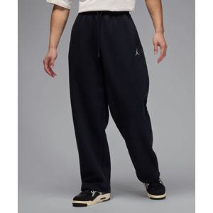 나이키 NIKE 조던 브루클린 플리스 오버사이즈 오픈 헴 팬츠 M - 블랙 세일 IB7238-010 408436