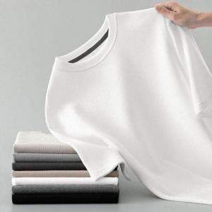 남자티셔츠 남성여름 쿨티 와플 반팔티 무지 라운드 티셔츠 KK972