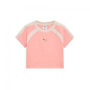 푸마 데어 투 숏슬리브 티 - 피치스무디 633249-18 449821