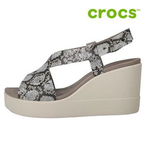 [크록스]크록스 웨지 샌들 /g1- 206222-93T / Womens Crocs Broo