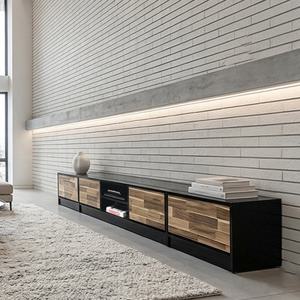 더젠 루에르 아카시아 원목 2700거실장세트 1500거실장 600협탁2