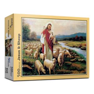 직소퍼즐 풍경 명화 예수와 양떼 500피스 PL645