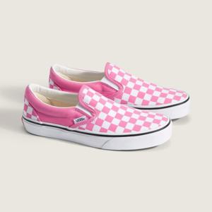 반스 클래식 슬립온 컬러 띠어리 체커보드 VN000D6YFRQ 핑크