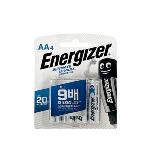에너자이저 얼티메이트리튬 L91BP4 AA사이즈 포장 4개입