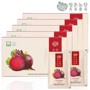 청춘농장 유기농 레드비트즙 5박스 총 150포