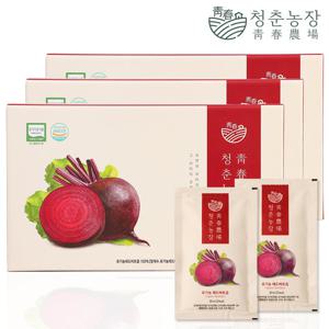 청춘농장 유기농 레드비트즙 3박스 총 90포