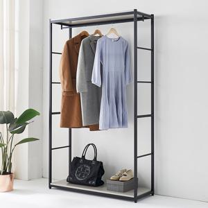 하이엔E0 1200시스템옷장 1단철재행거 드레스룸