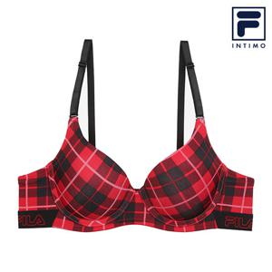 [FILA] (FILA9_FI4BAC6446F_SCT_) 아웃핏 체크 여성 브라 FI4BAC